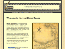 Tablet Screenshot of harvesthomebooks.com